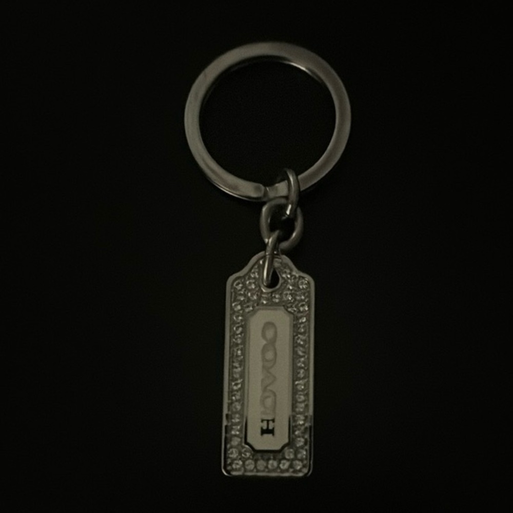 Coach Silver Pace Keychain - Picture 2 of 3